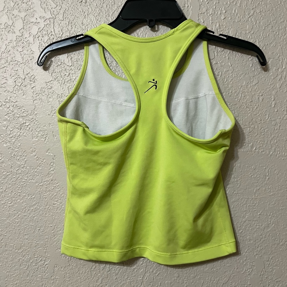 Ativa Workout Tank Top | Neon Yellow - Picture 3 of 9